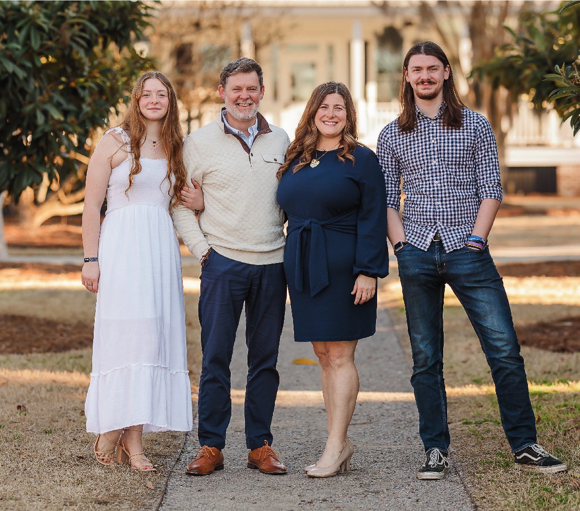 Joe and Jana Debney with their three children